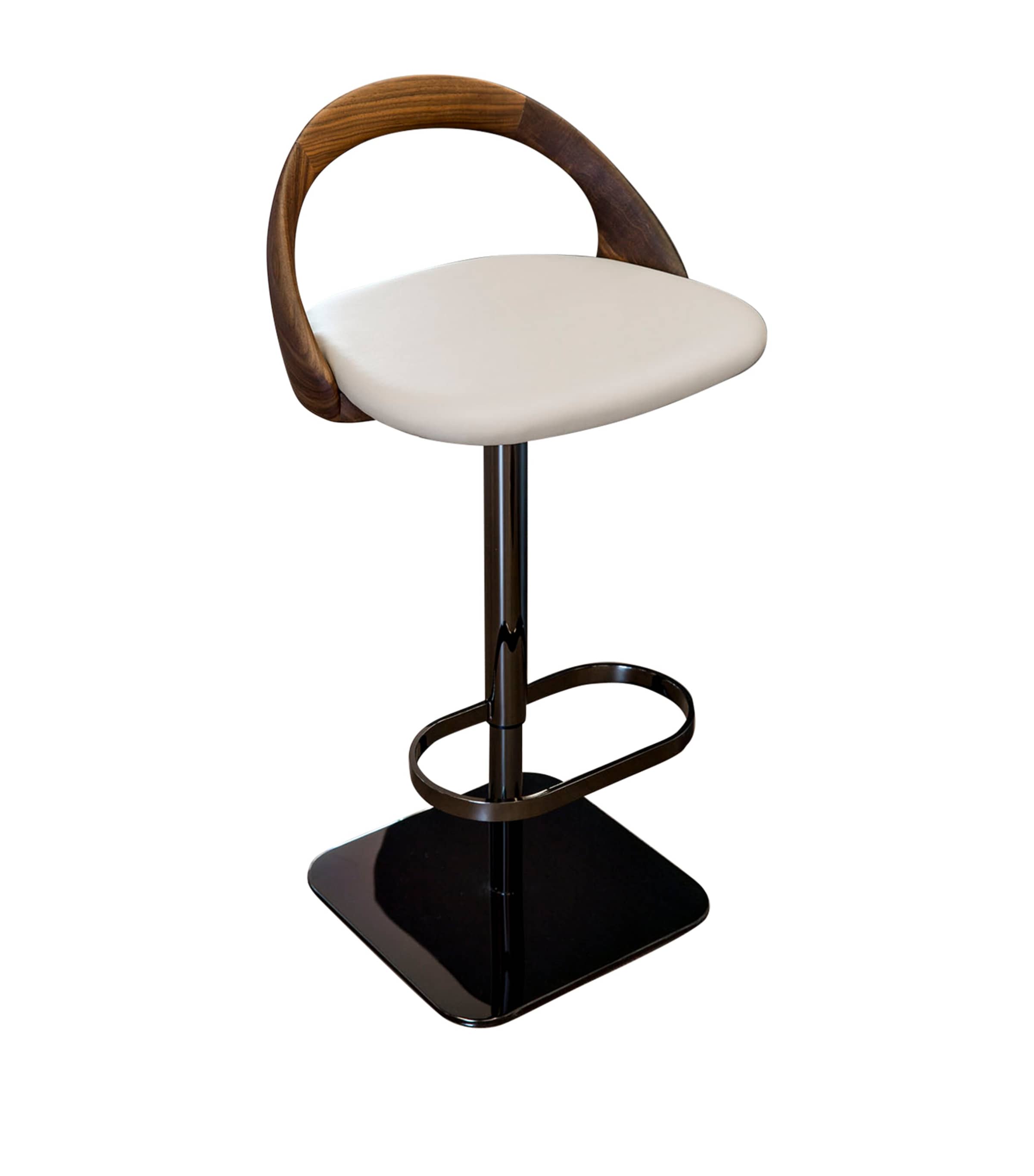 Porada Walnut Ester Sagbello Bar Stool | Furniture | Chairs & Stools | Stools | Designers | Porada