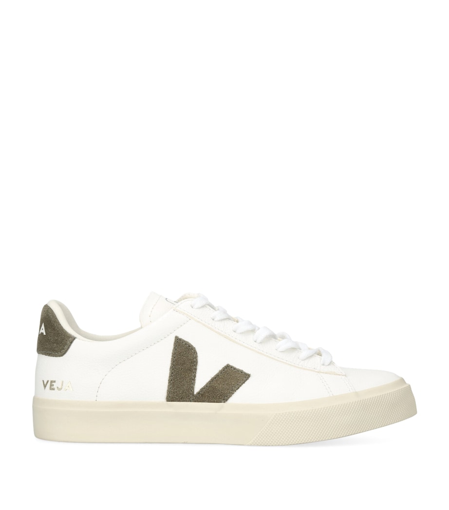 Veja Leather Campo Sneakers Green Comb Image 3