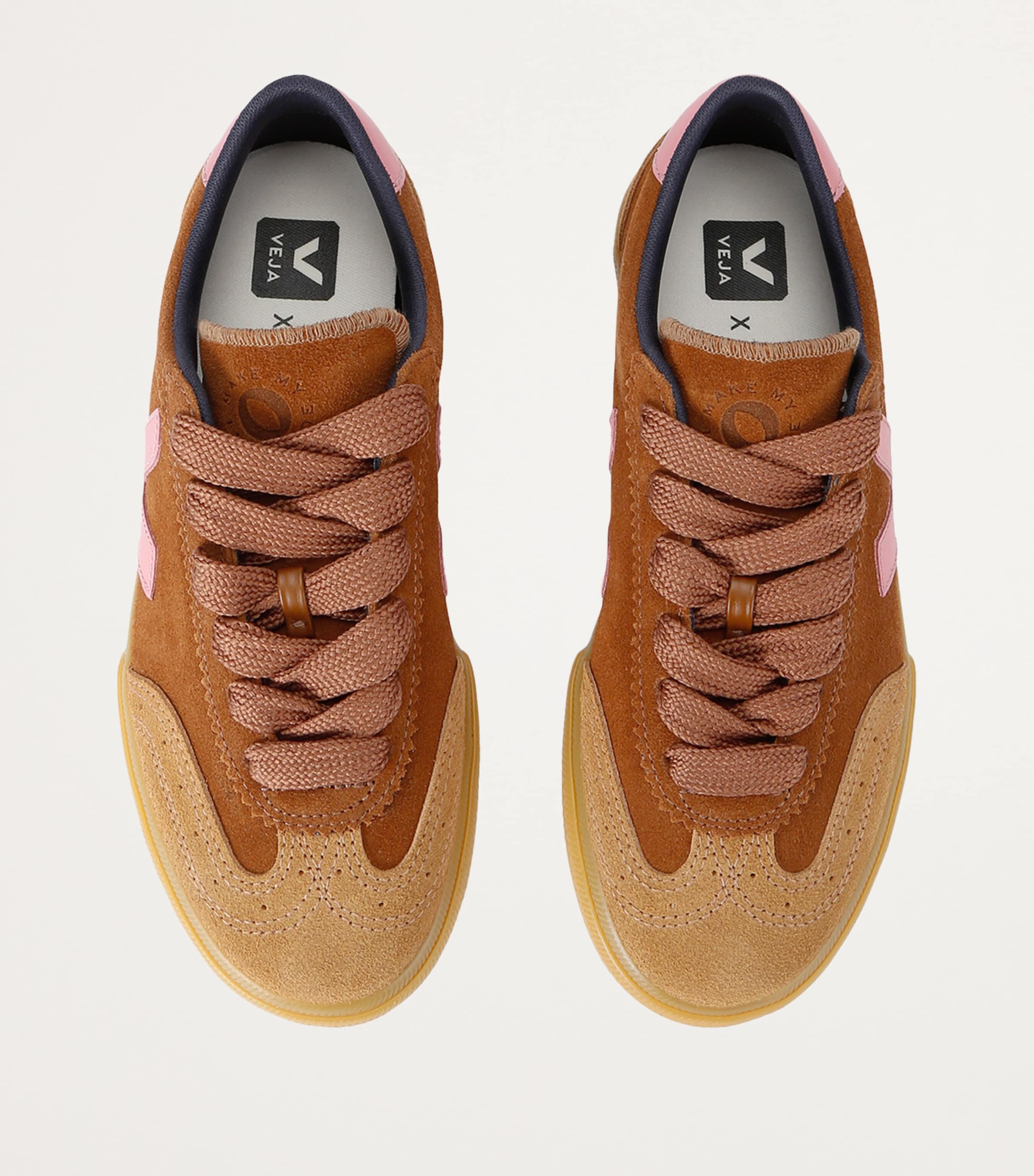 Suede Volley Sneakers BROWN/OTH Image 4