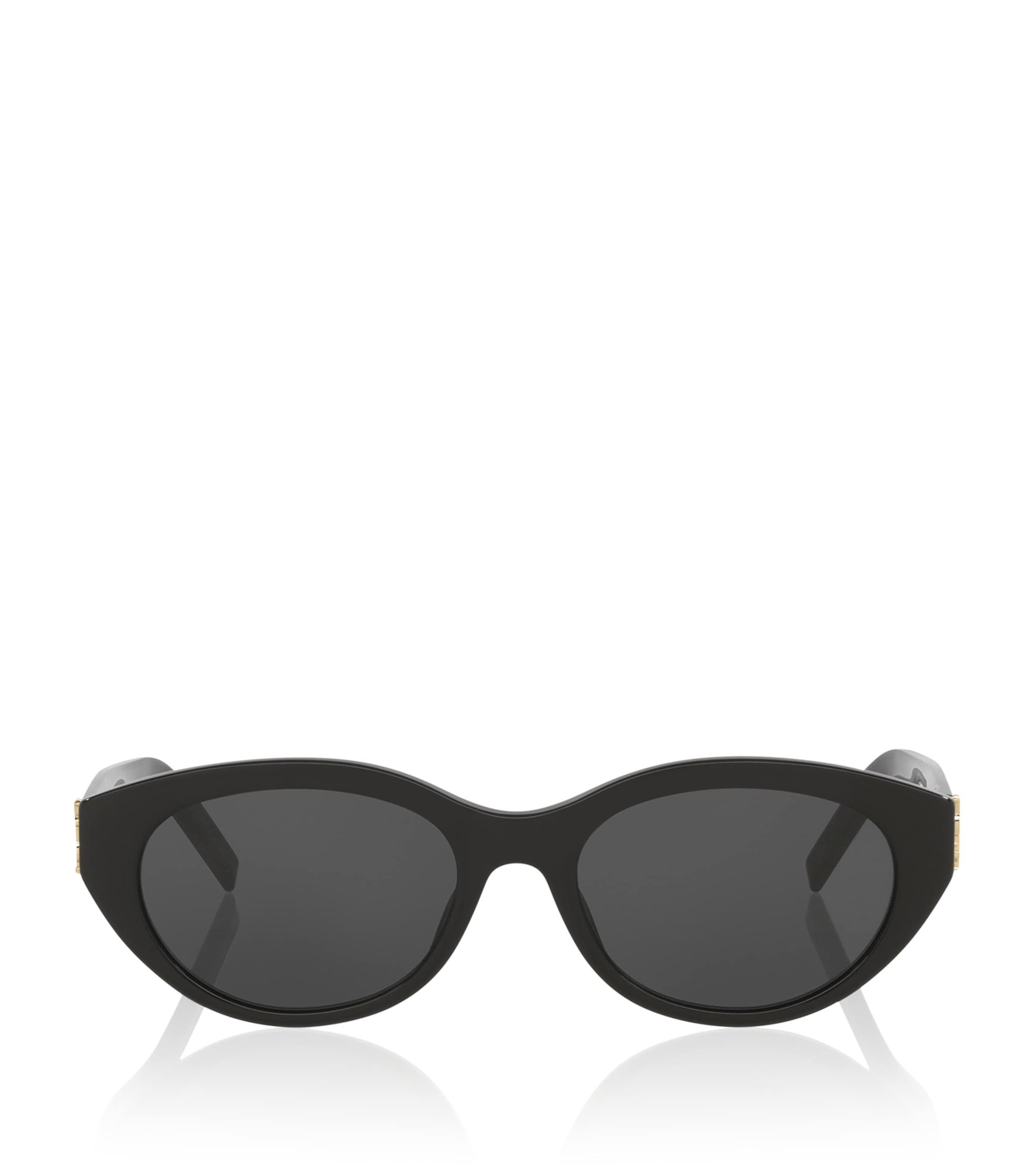 Saint Laurent Womens Black Slm148 Cat Eye-frame Acetate Sunglasses In Black