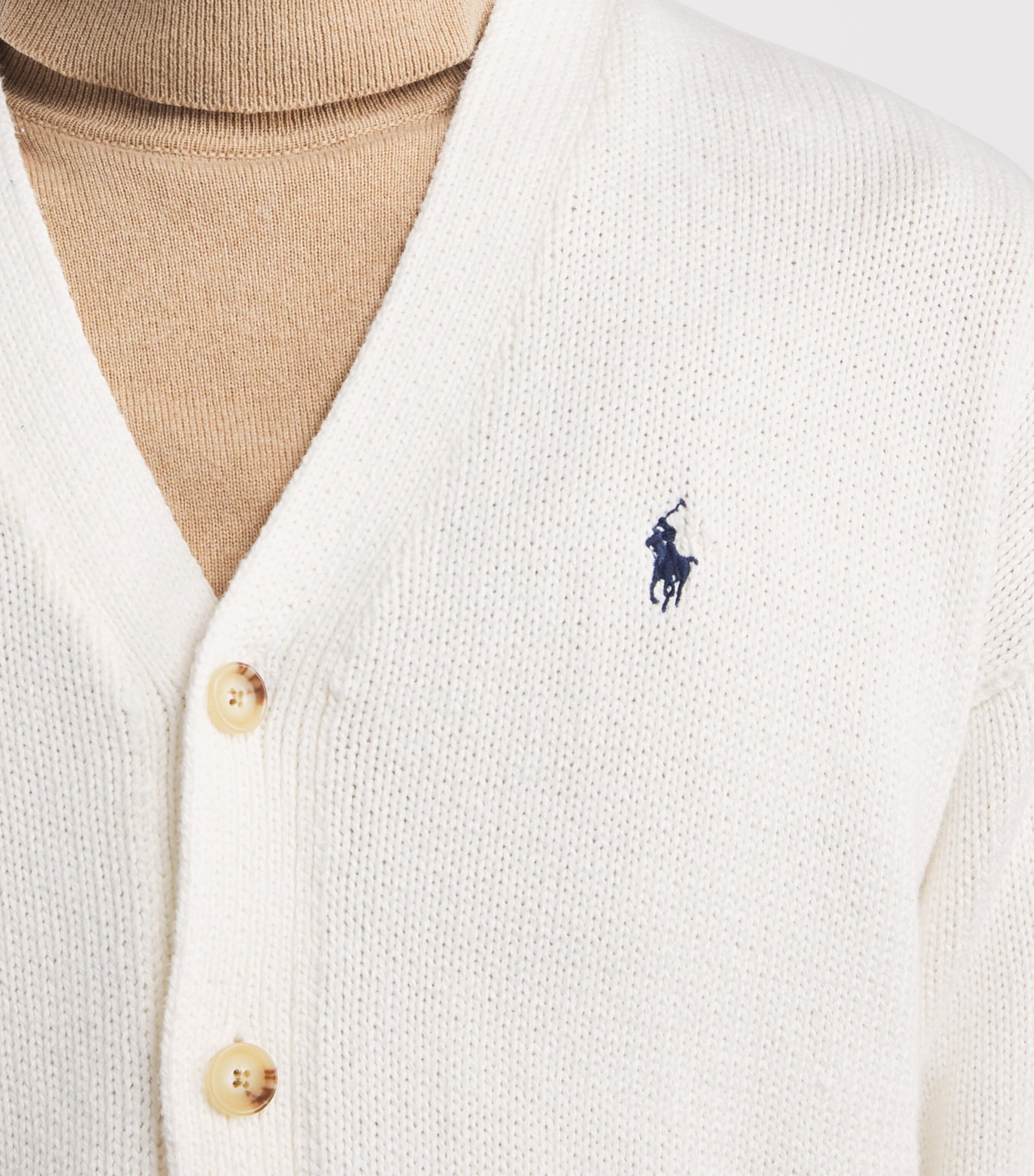 Cotton Cardigan DECKWASH WHITE Image 6