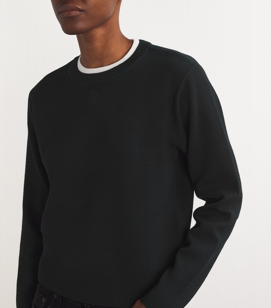 Wool-Blend Sweater BLACK Image 6