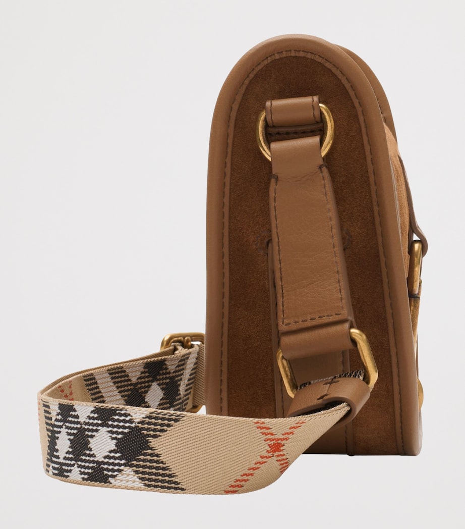 Mini Suede B Clip Cross-Body Bag HAZEL Image 4