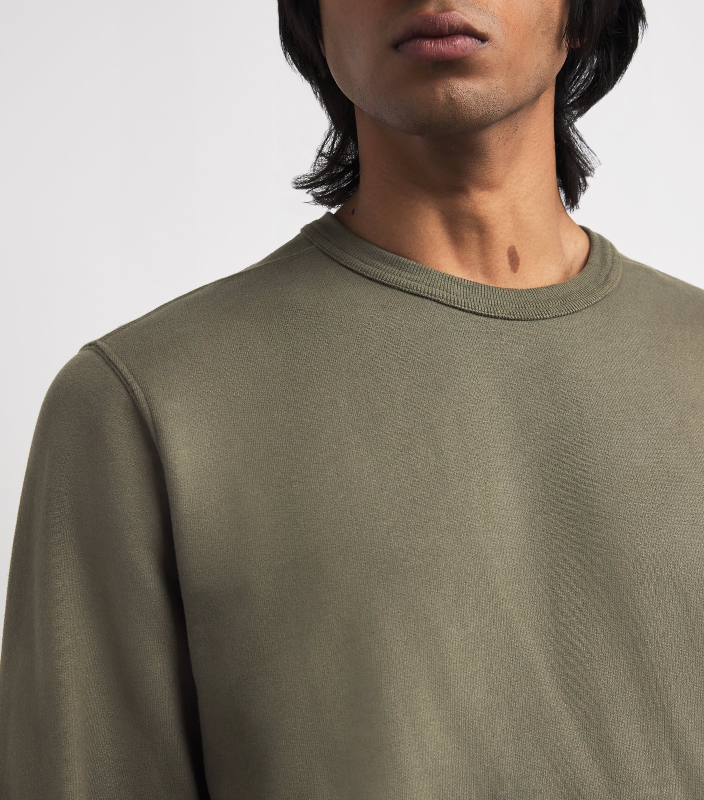 Stone Island Green Cotton Compass Logo Sweatshirt | Harrods US