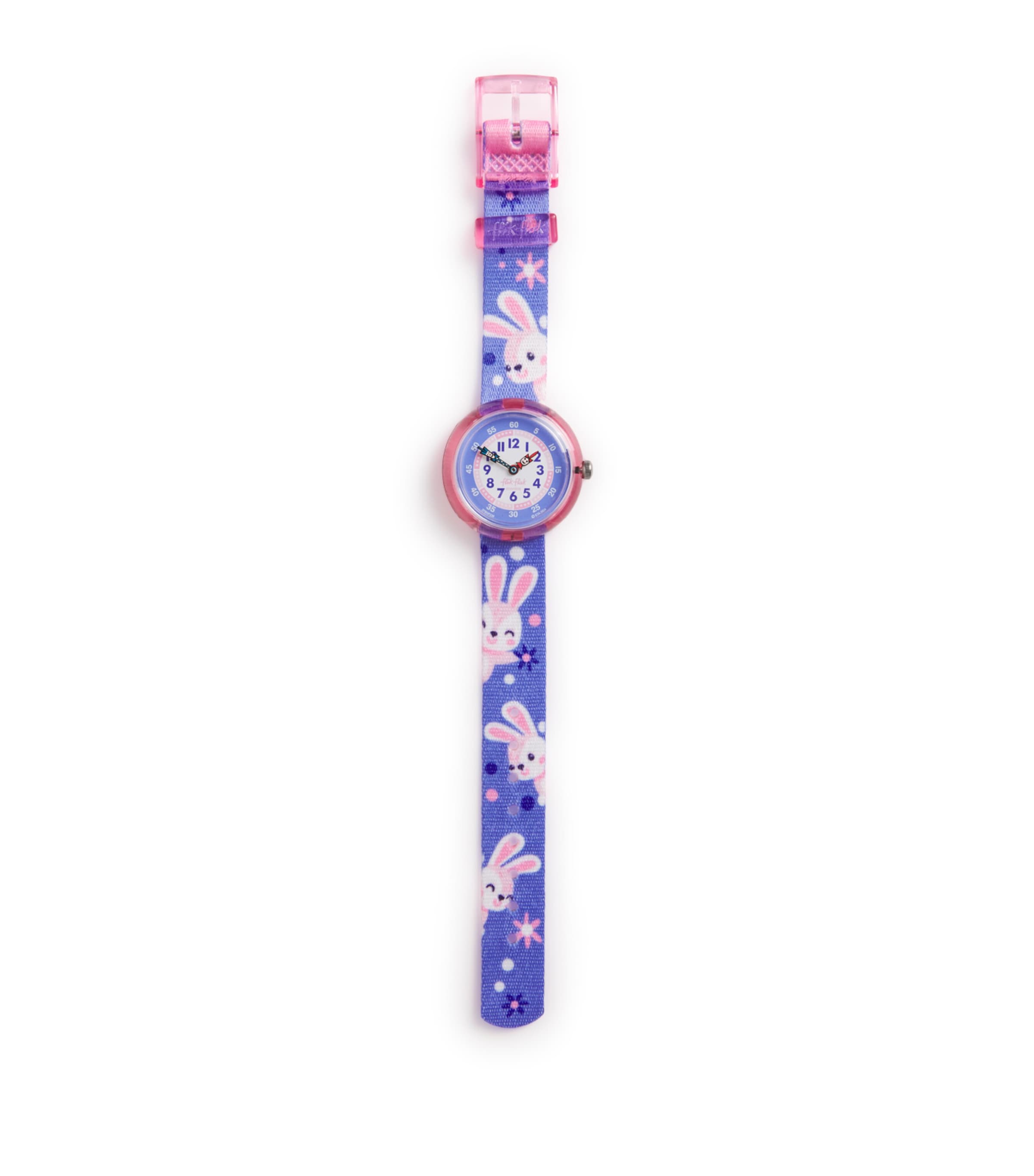 Flik Flak Peek-a-bunny Watch In Purple