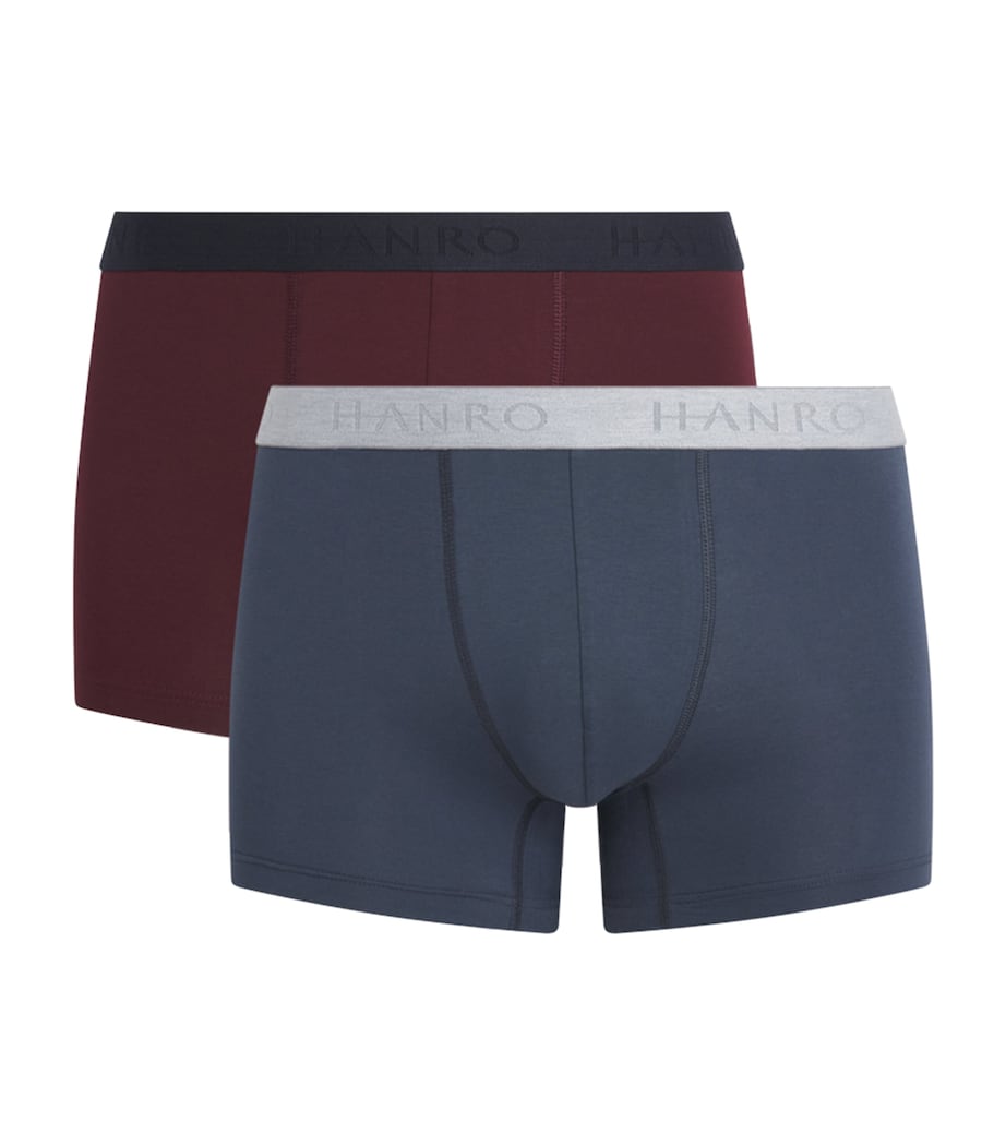 Stretch-Cotton Essentials Trunks (Pack of 2) 3047 BAROLO/OMBR BLU Image 1