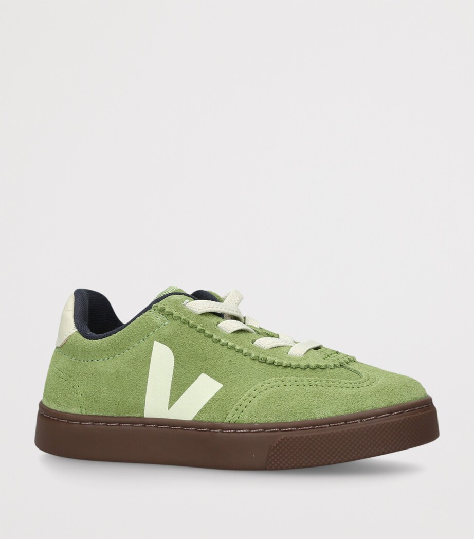 Suede Volley Sneakers GREEN Image 3