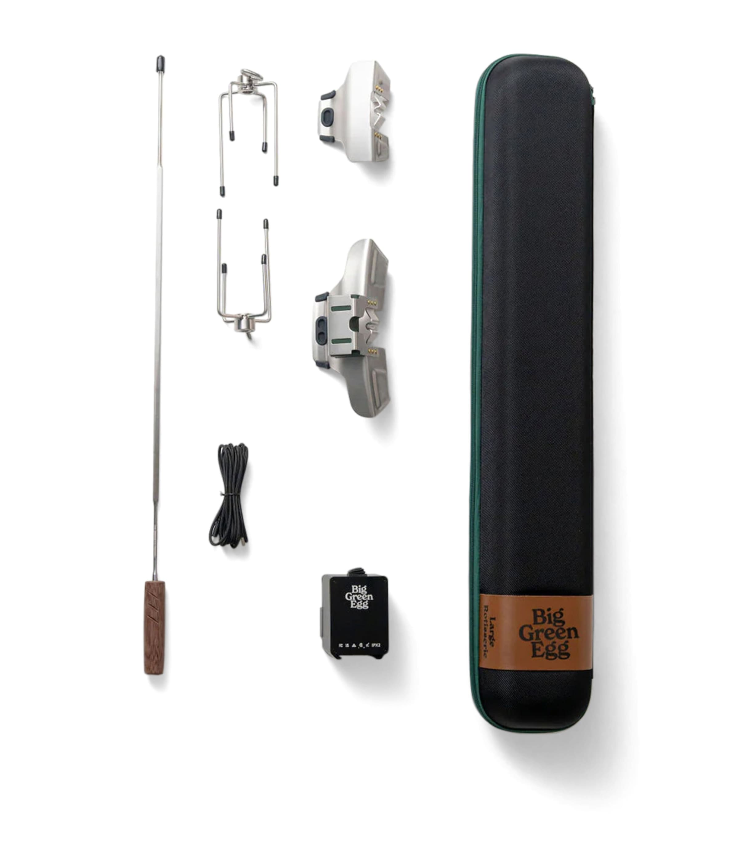 Big Green Egg Extra-Large Big Green Egg Rotisserie 2.0 Black Image 1