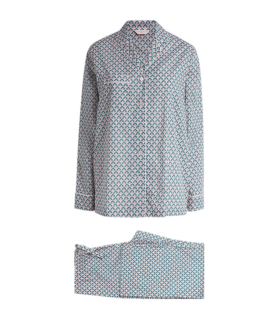 Cotton Classic Pyjama Set GREEN Image 1