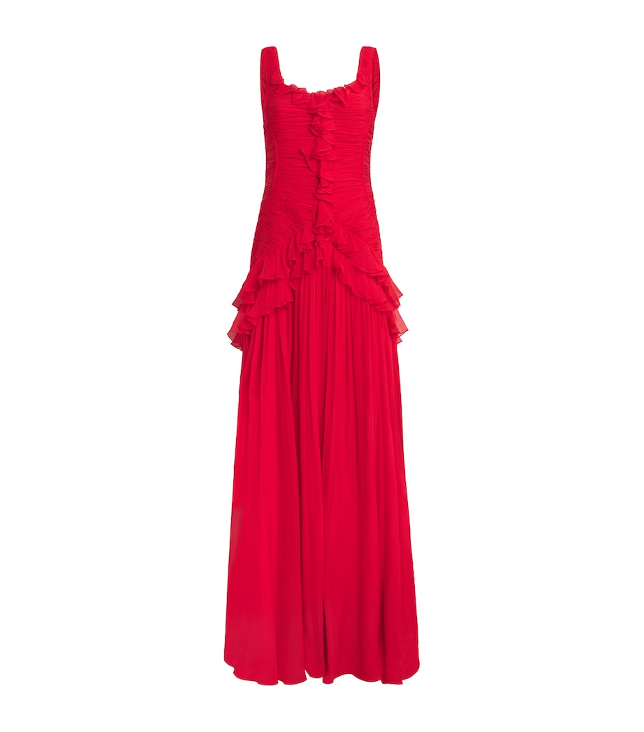 Ruffle-Detail Gown SCARLET 605 Image 1