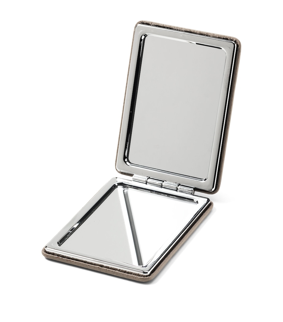 Aspinal Of London Leather Handbag Mirror Taupe Image 1