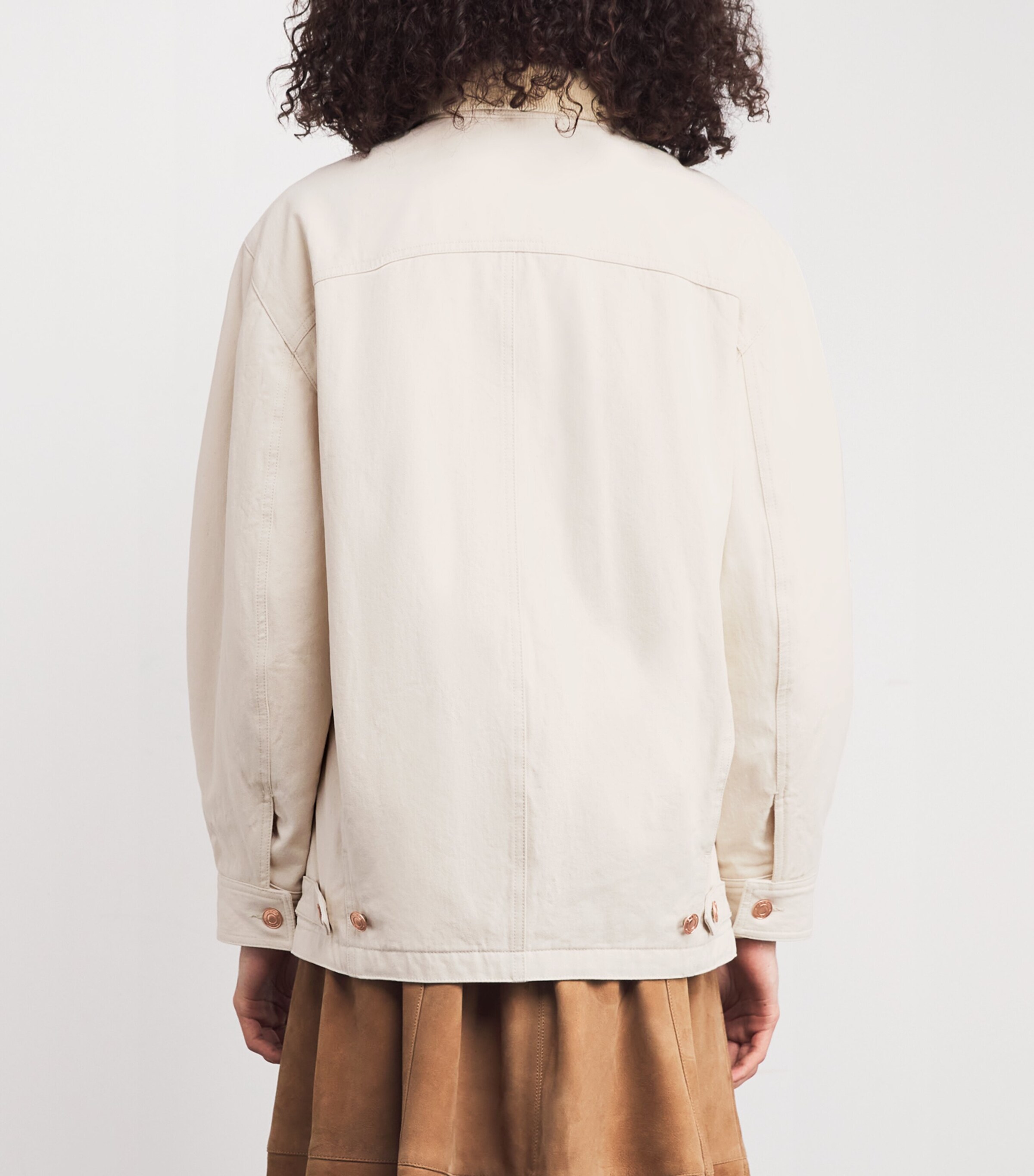 Isabel Marant Ivory Cotton Ninon Jacket | Harrods US