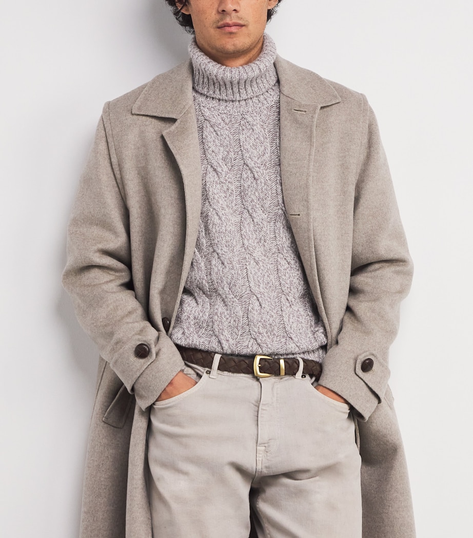 Suede Braided Belt MORO Image 2