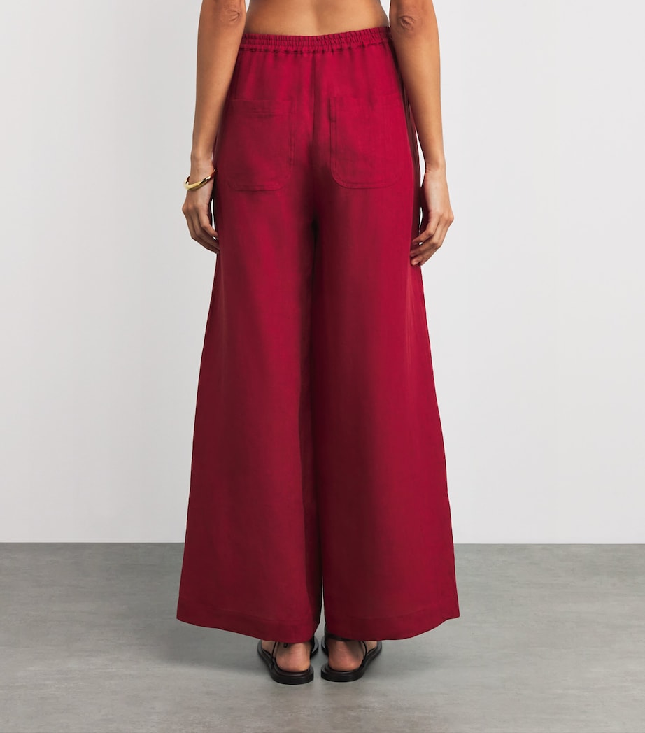 Linen Select Wide-Leg Trousers REINETTE Image 4
