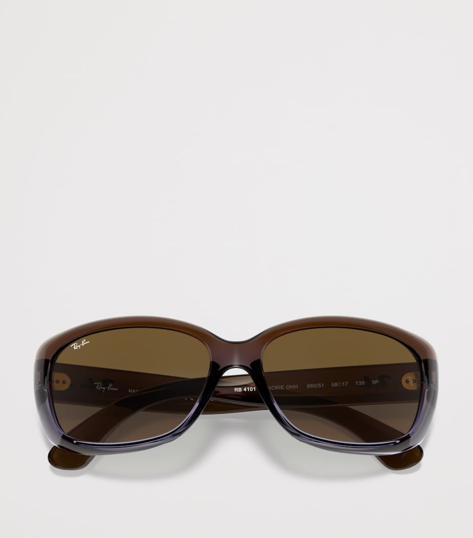 Ray-Ban Jackie Ohh Butterfly Sunglasses Brown Image 5