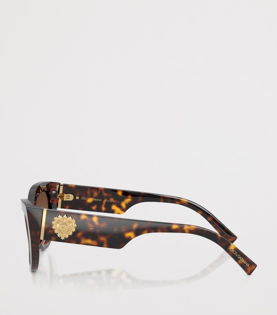 Dolce&Gabbana Tortoiseshell Cat-Eye Sunglasses Brown Image 3