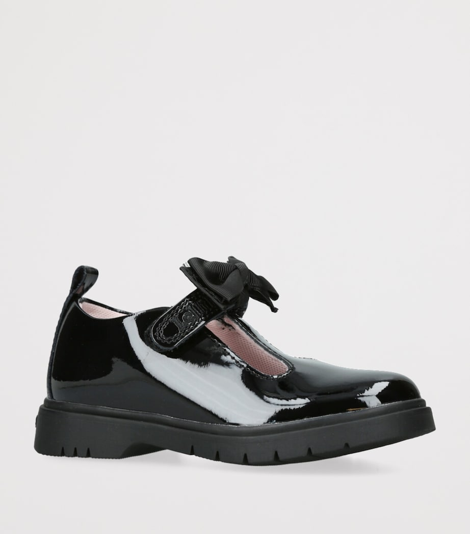 Patent Kaya T-Bar School Shoes BLACK Image 3