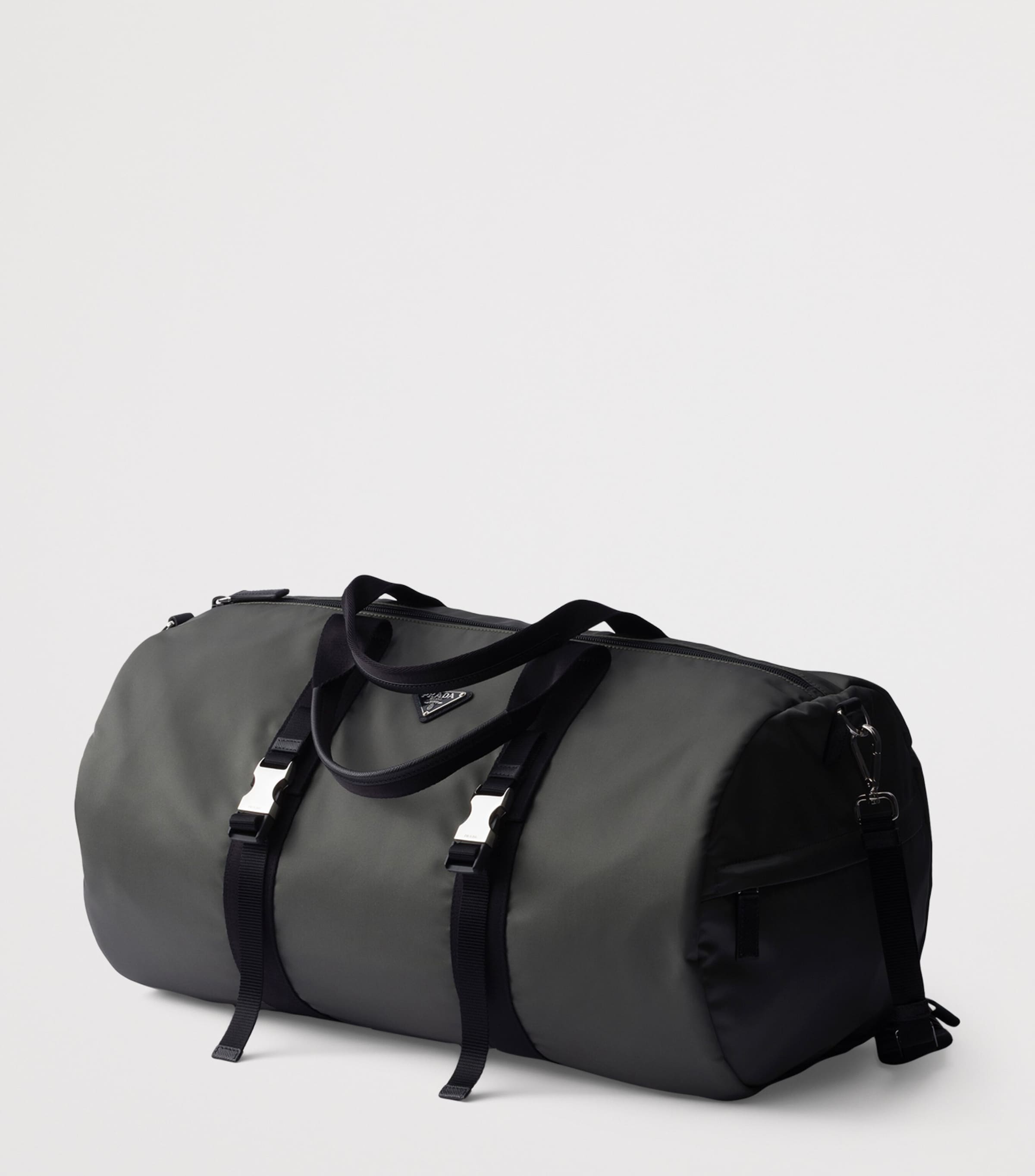 Re-Nylon and Leather Holdall F0414 Image 2