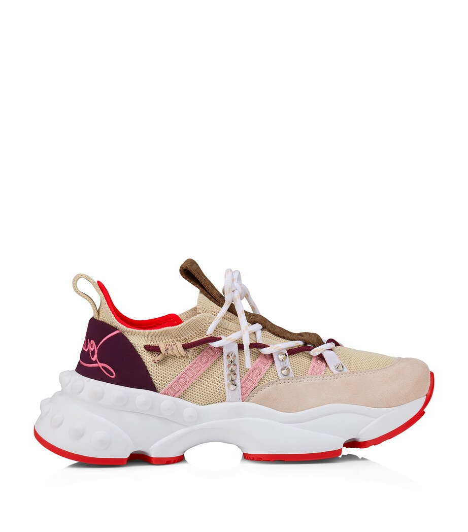 Christian Louboutin Red Trailnrun Sneakers Harrods US