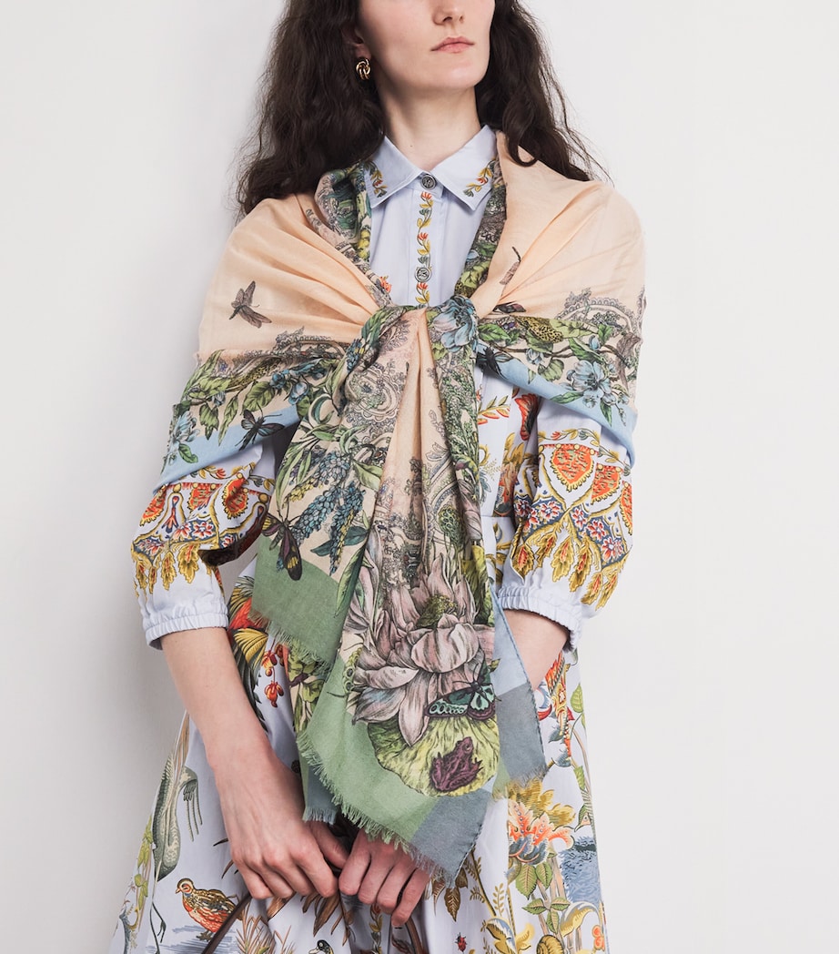 Printed Scarf S9870 Image 2