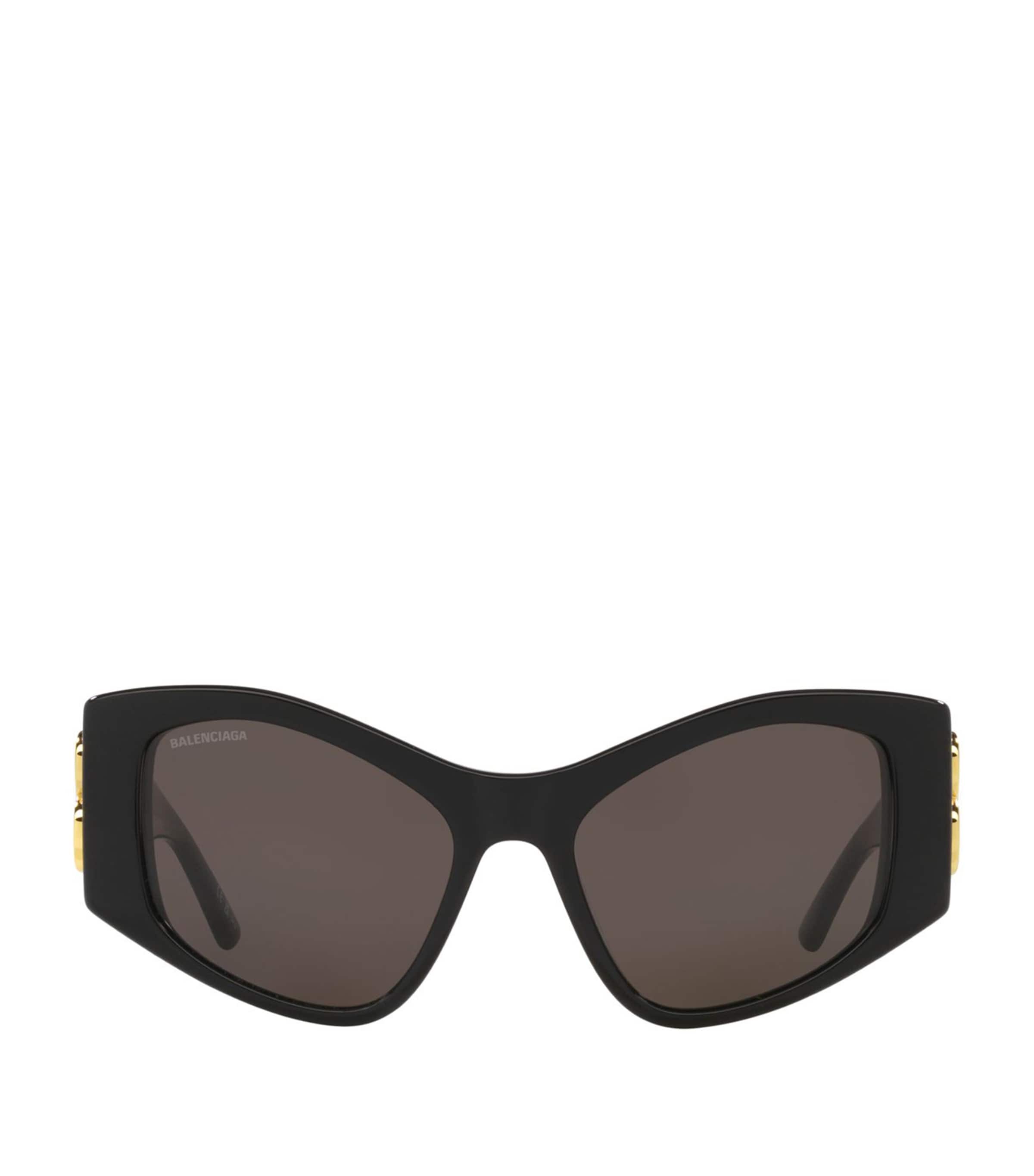 Balenciaga Womens Black 6e000311 Bb0287s Cat Eye-frame Acetate Sunglasses In Black