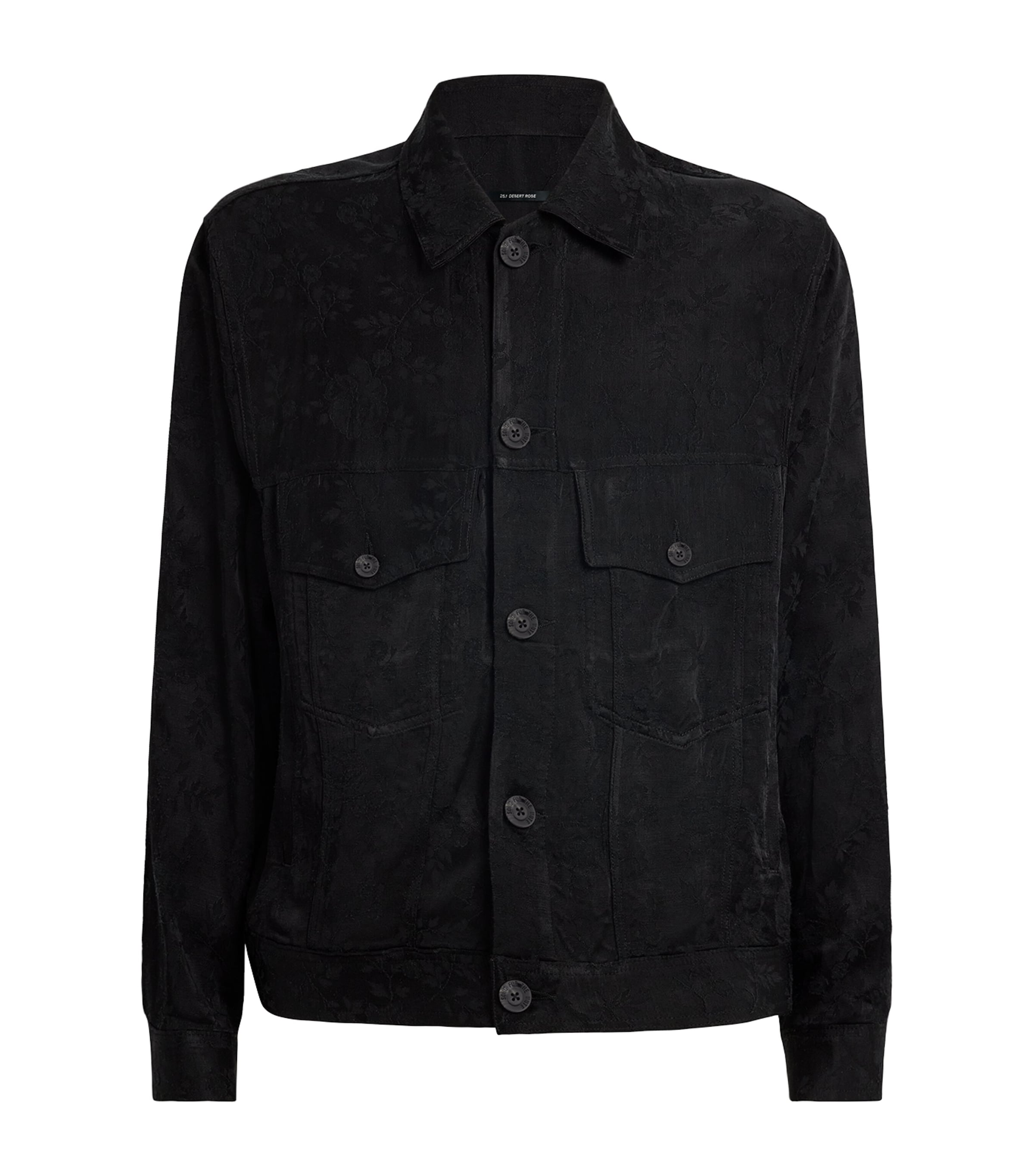 SONG FOR THE MUTE FLORAL-JACQUARD WORKER JACKET 