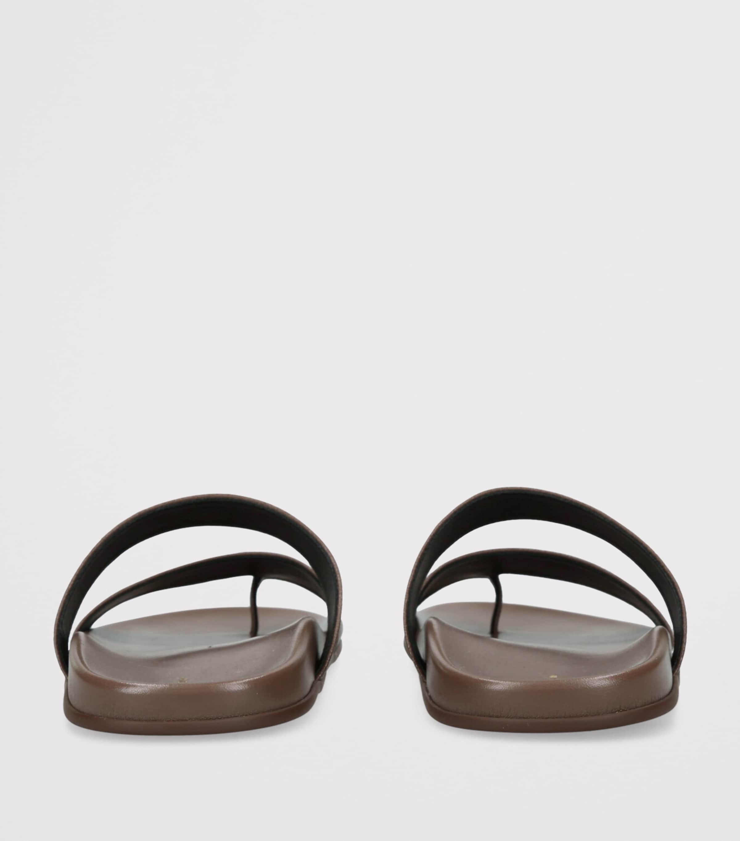 The Row Hugh Leather Sandals Brown/oth Image 2