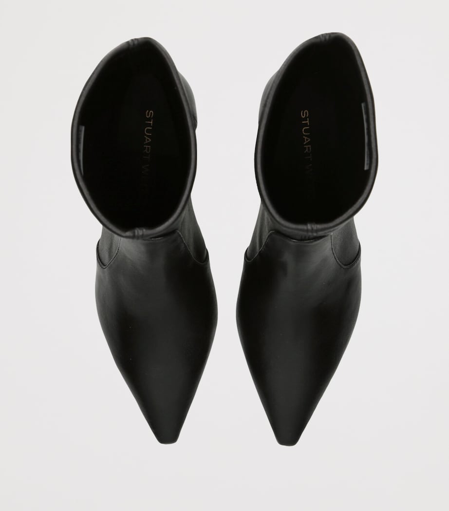 Leather Naomi Ankle Boots 50 BLACK Image 4