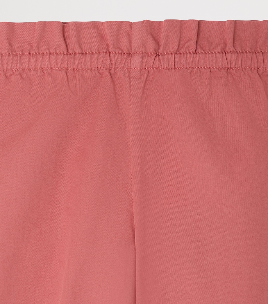 Bonpoint Cotton Frill-Detail Leggings (6-18 Months) Figue Image 3