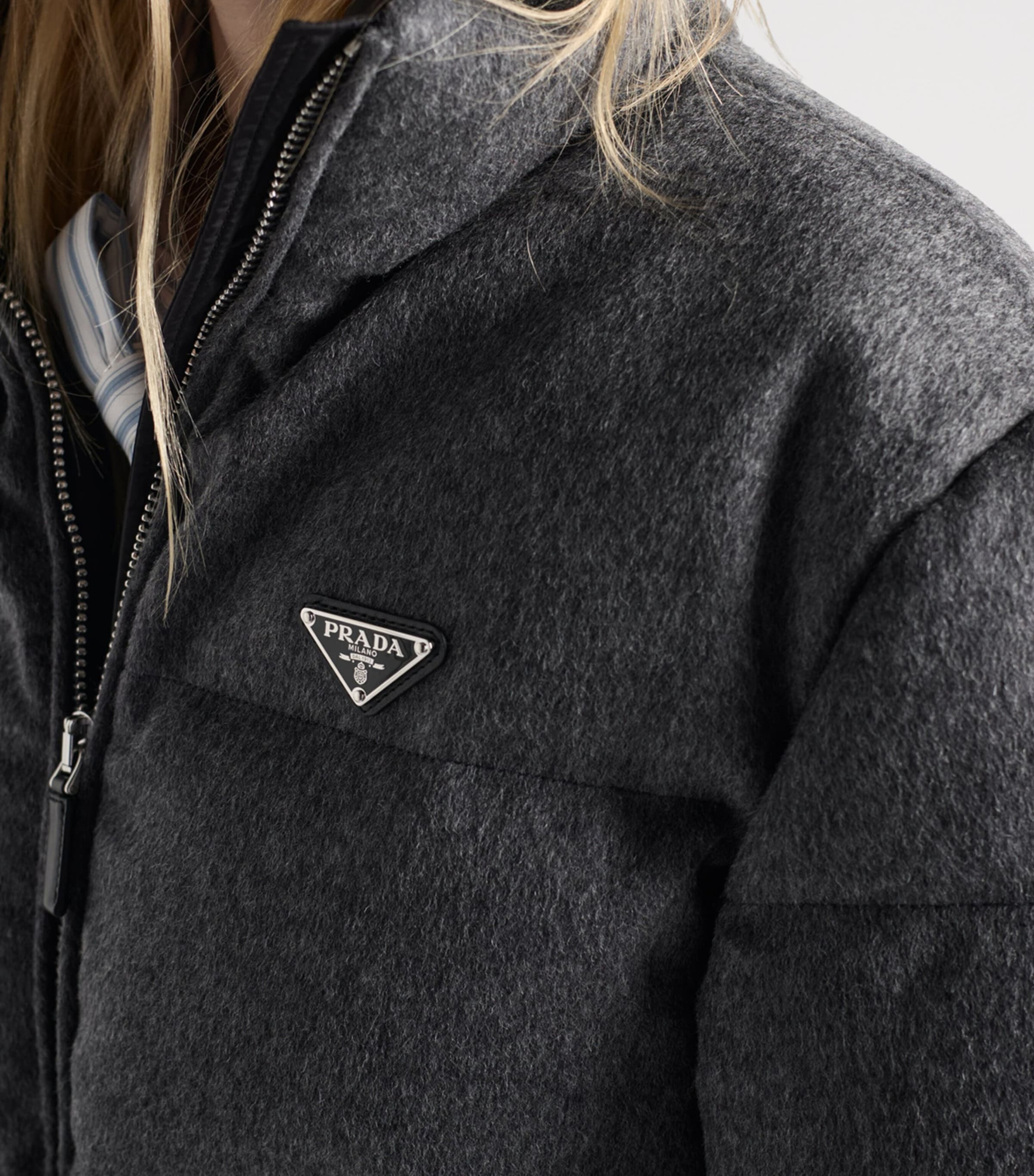 Wool Belted Down Gilet F0480 Image 4