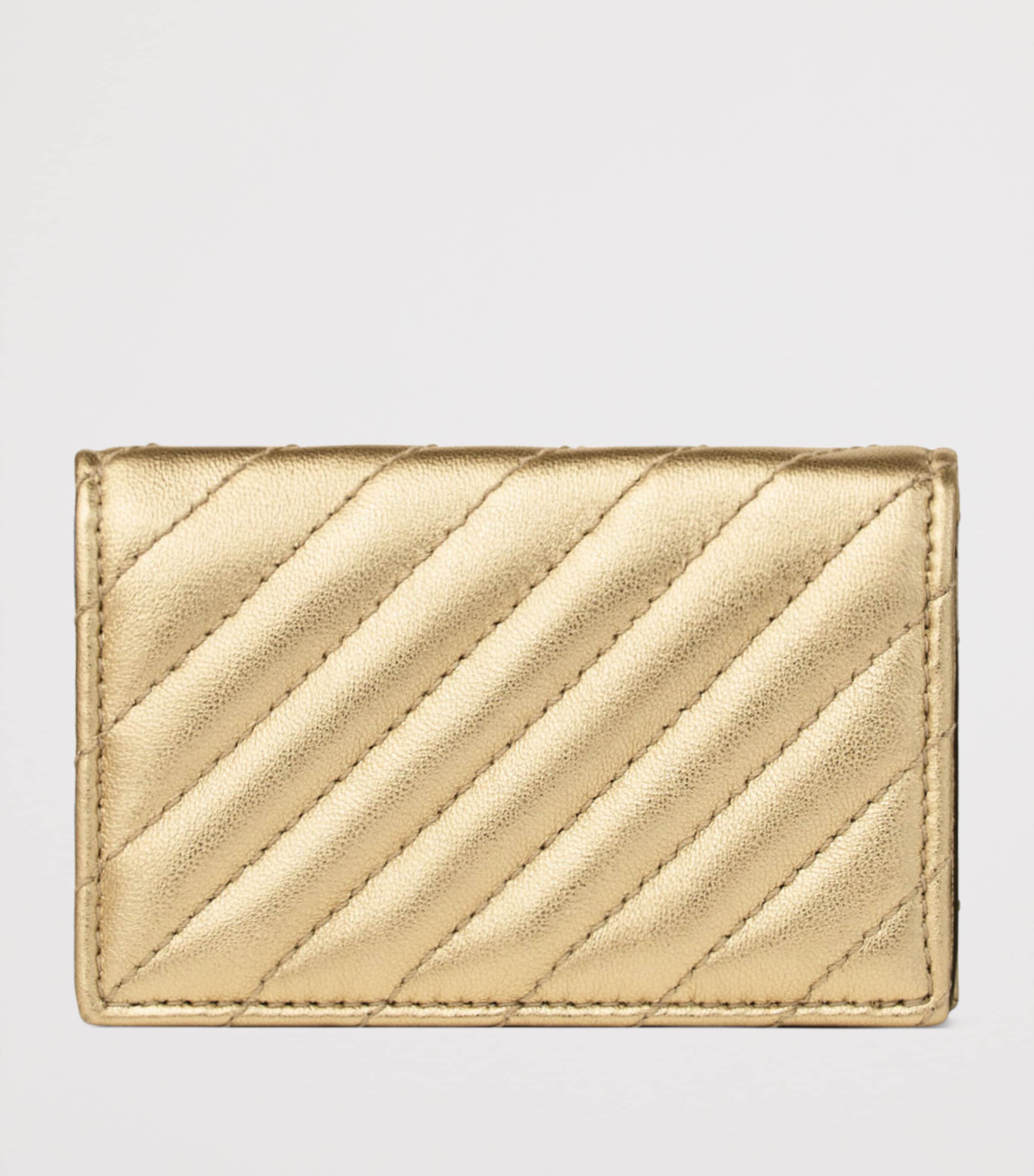 Curve Nello Leather Wallet GOLD/SHINY GOLD Image 4