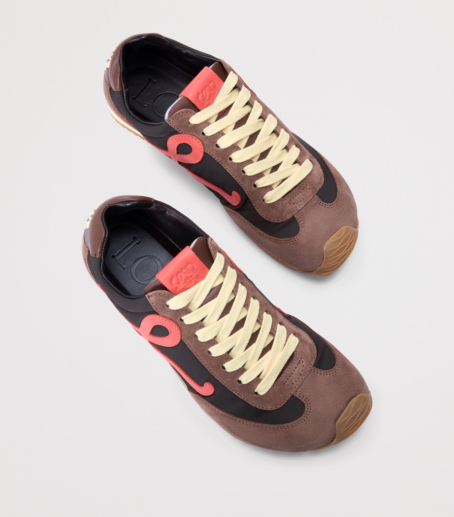 Leather Ballet Runner 2.0 Sneakers CHOCOLATE Image 4