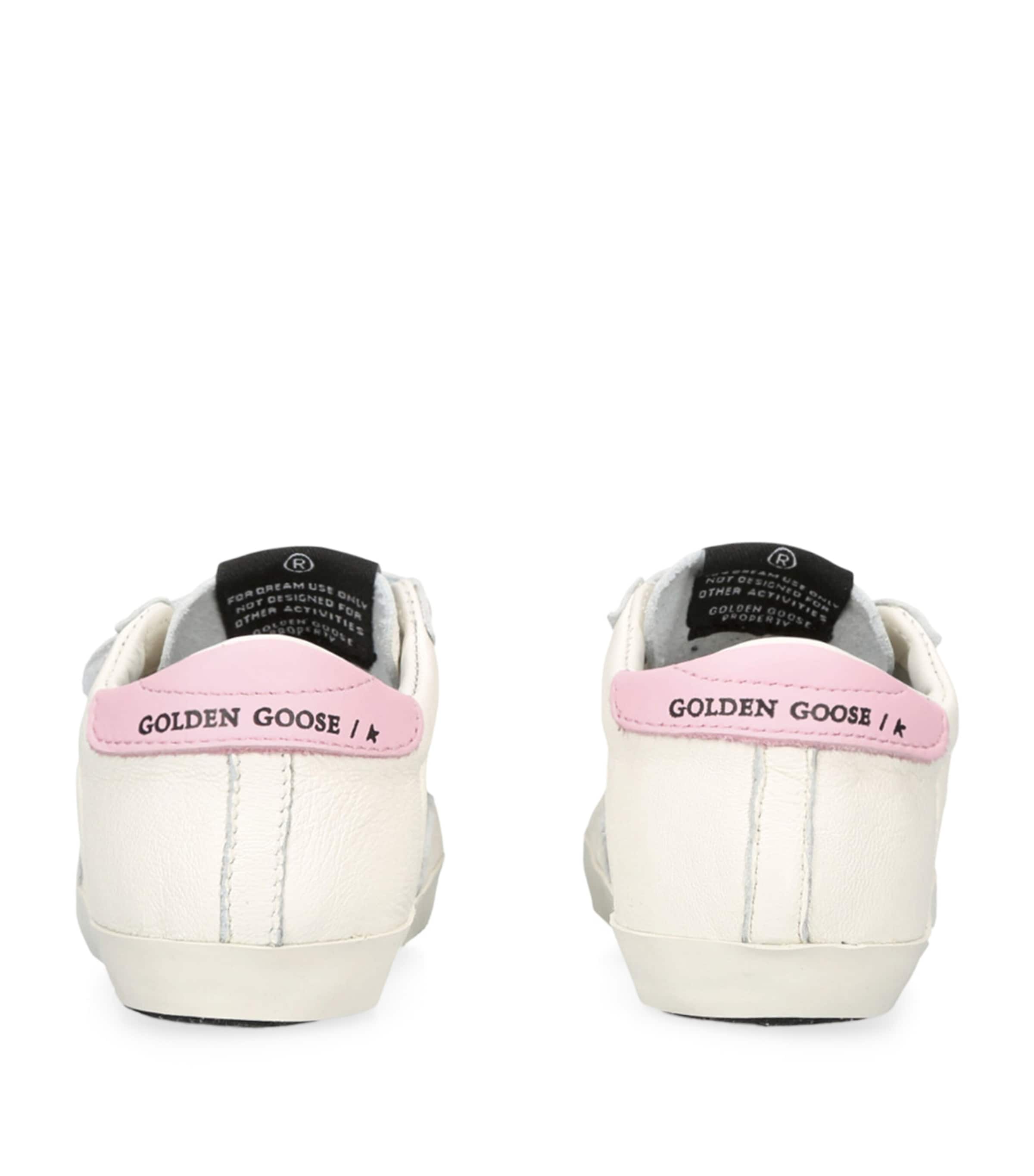 Leather Baby School Sneakers WHITE/OTH Image 2