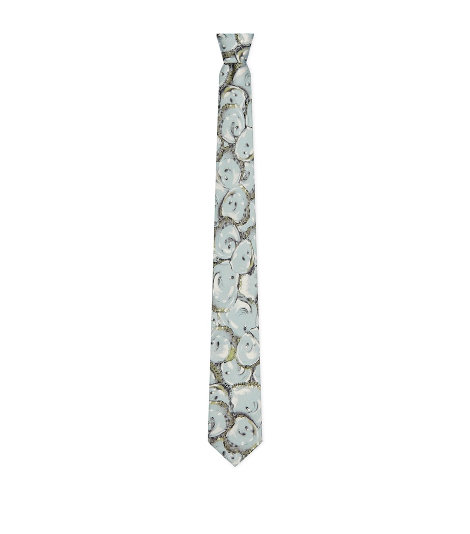 Givenchy Silk Oyster Tie Image 1