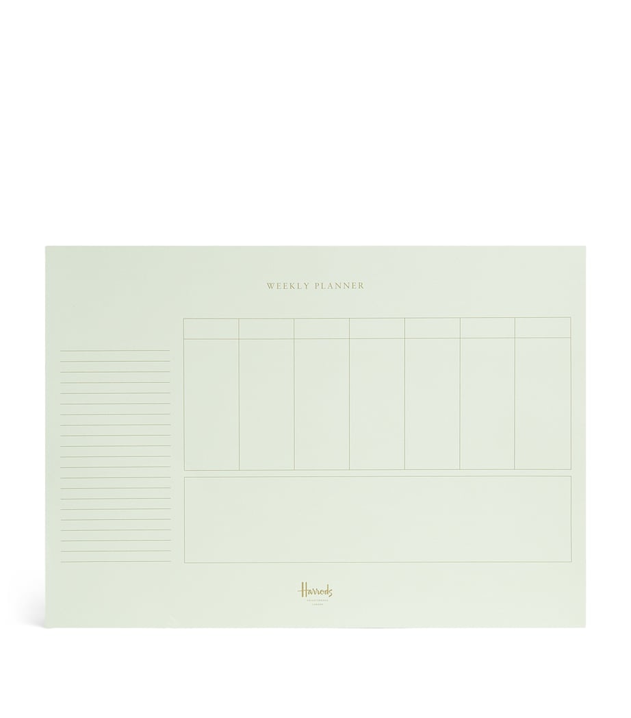 Harrods A4 Weekly Planner Image 1