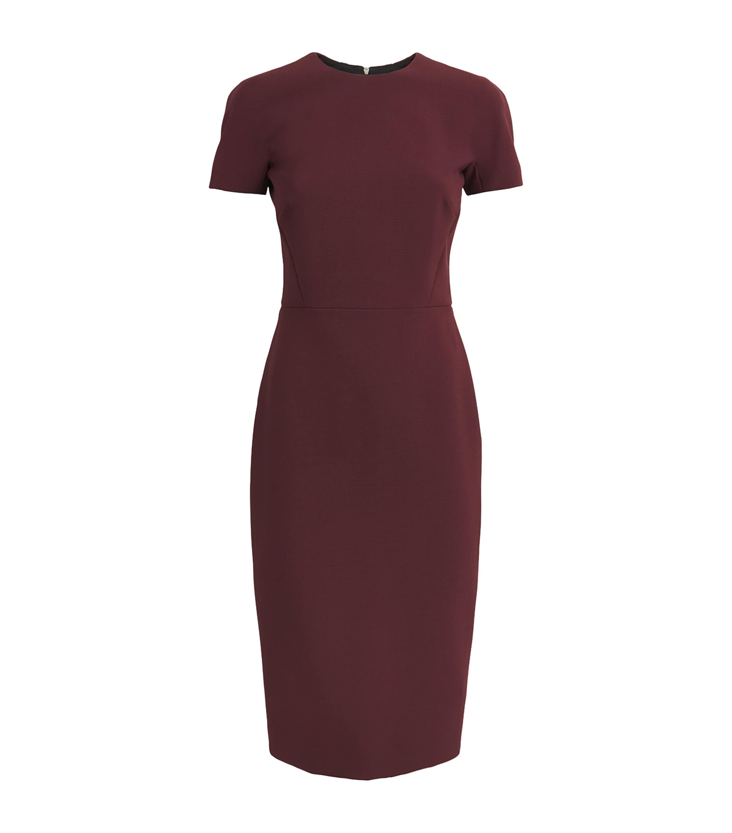 VICTORIA BECKHAM FITTED T-SHIRT MIDI DRESS 