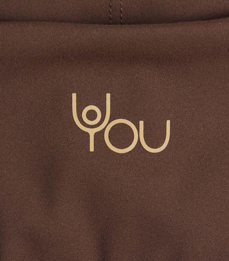 Y.O.U Womens Leamington Sports Bra Potting Soil Image 6