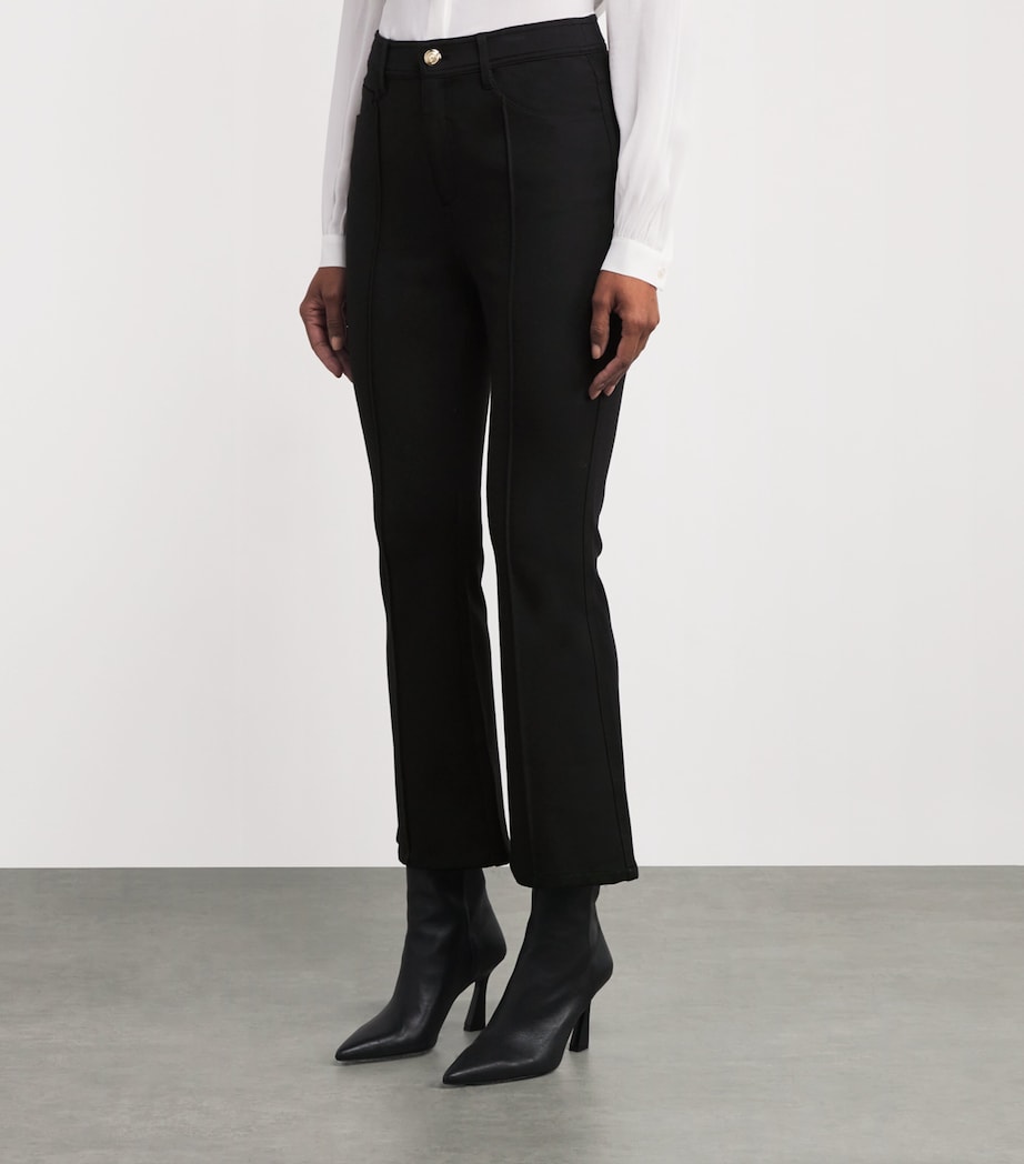 Ponte Shannon Flared Trousers BLACK Image 3