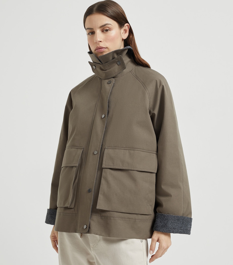 Canvas Padded Jacket C7539 Image 2