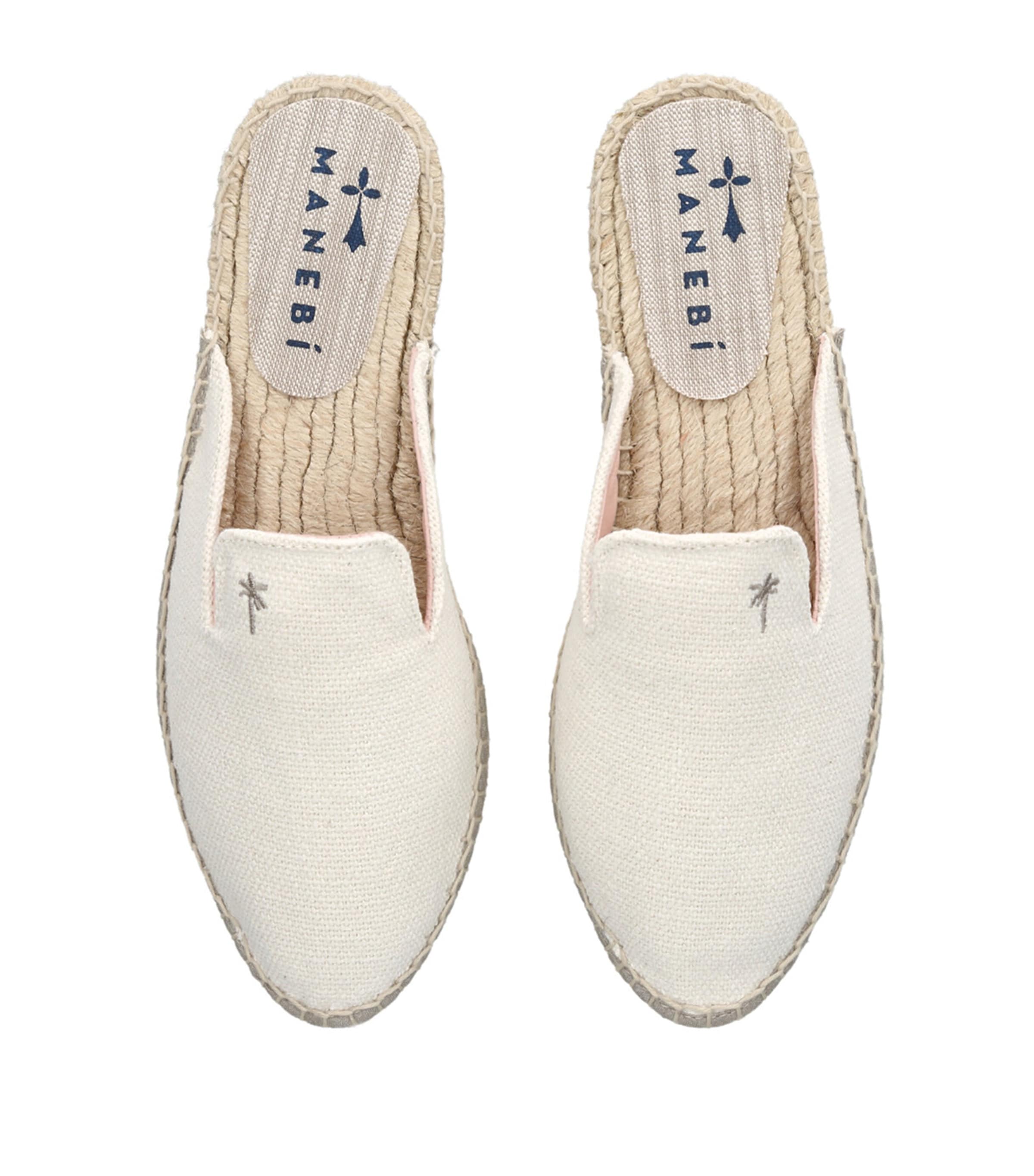 La Havana Espadrille Slippers WHITE Image 4