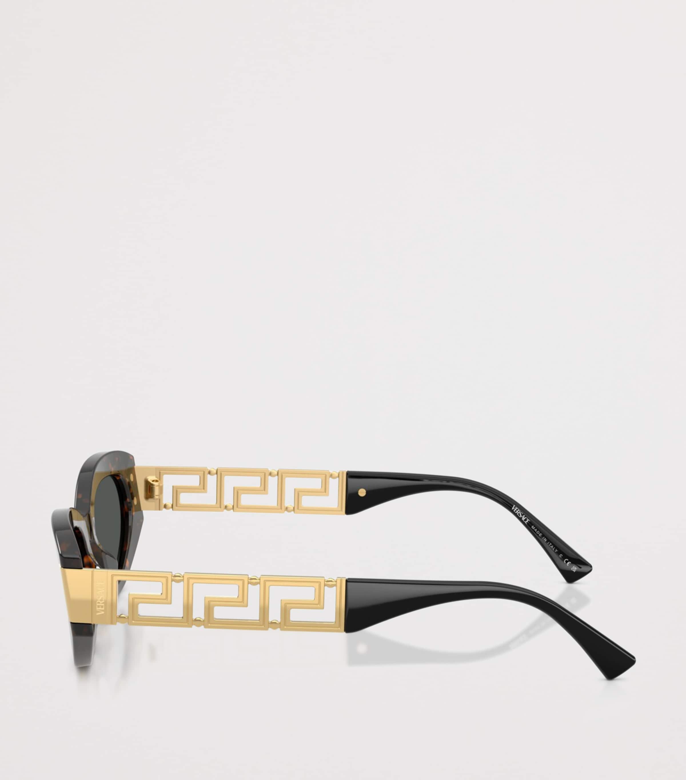 Versace Acetate VE4501 Cat Eye Sunglasses Brown Image 3