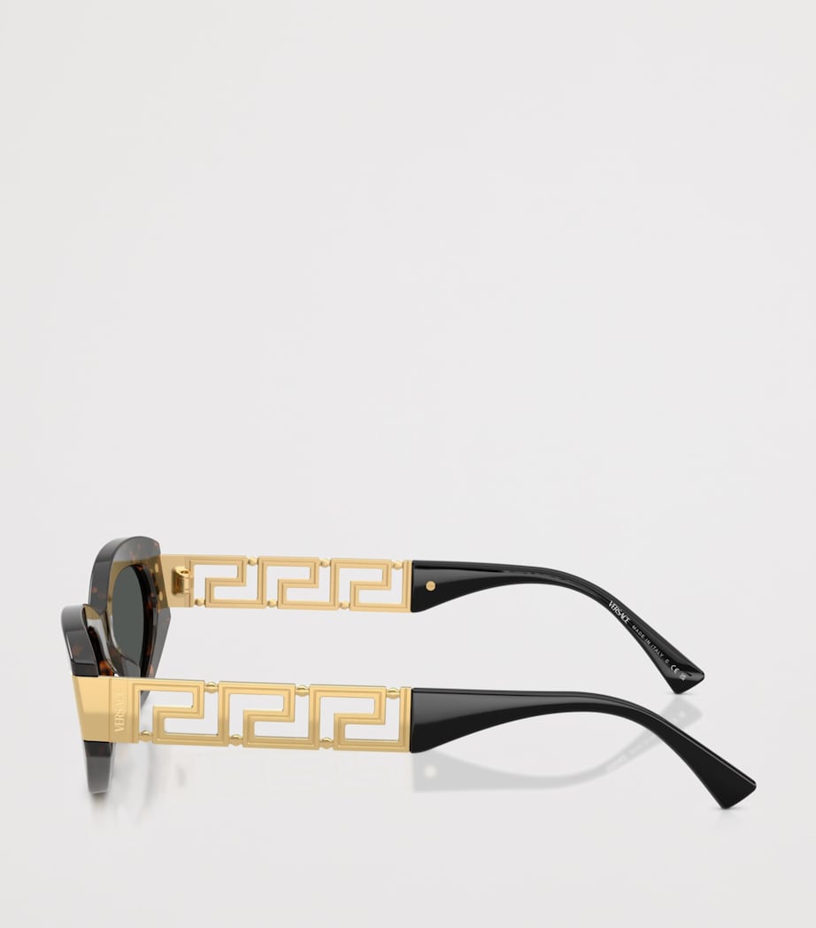 Versace Acetate VE4501 Cat Eye Sunglasses Brown Image 3