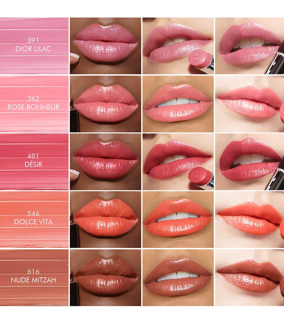 Dior Addict Shine Refillable Lipstick 758 LADY RED Image 5