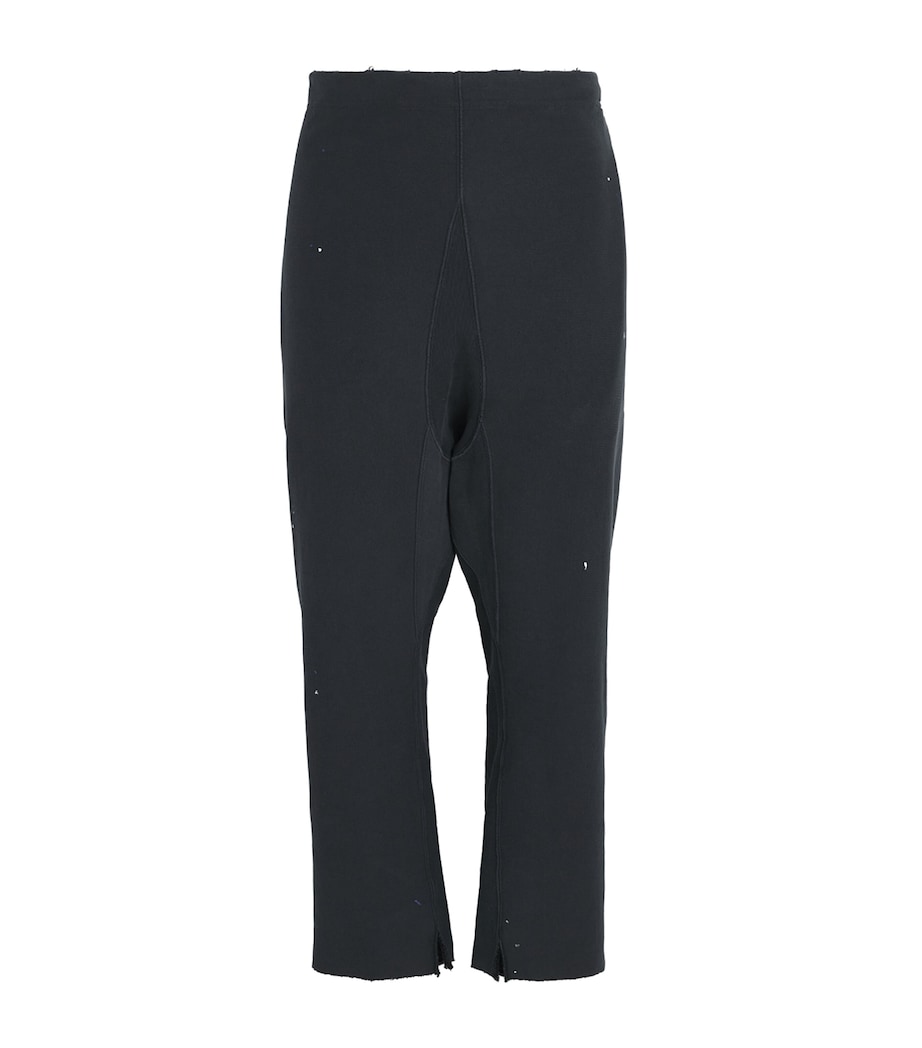 Maison Margiela Mens Cotton Paint Splatter Sweatpants Image 1