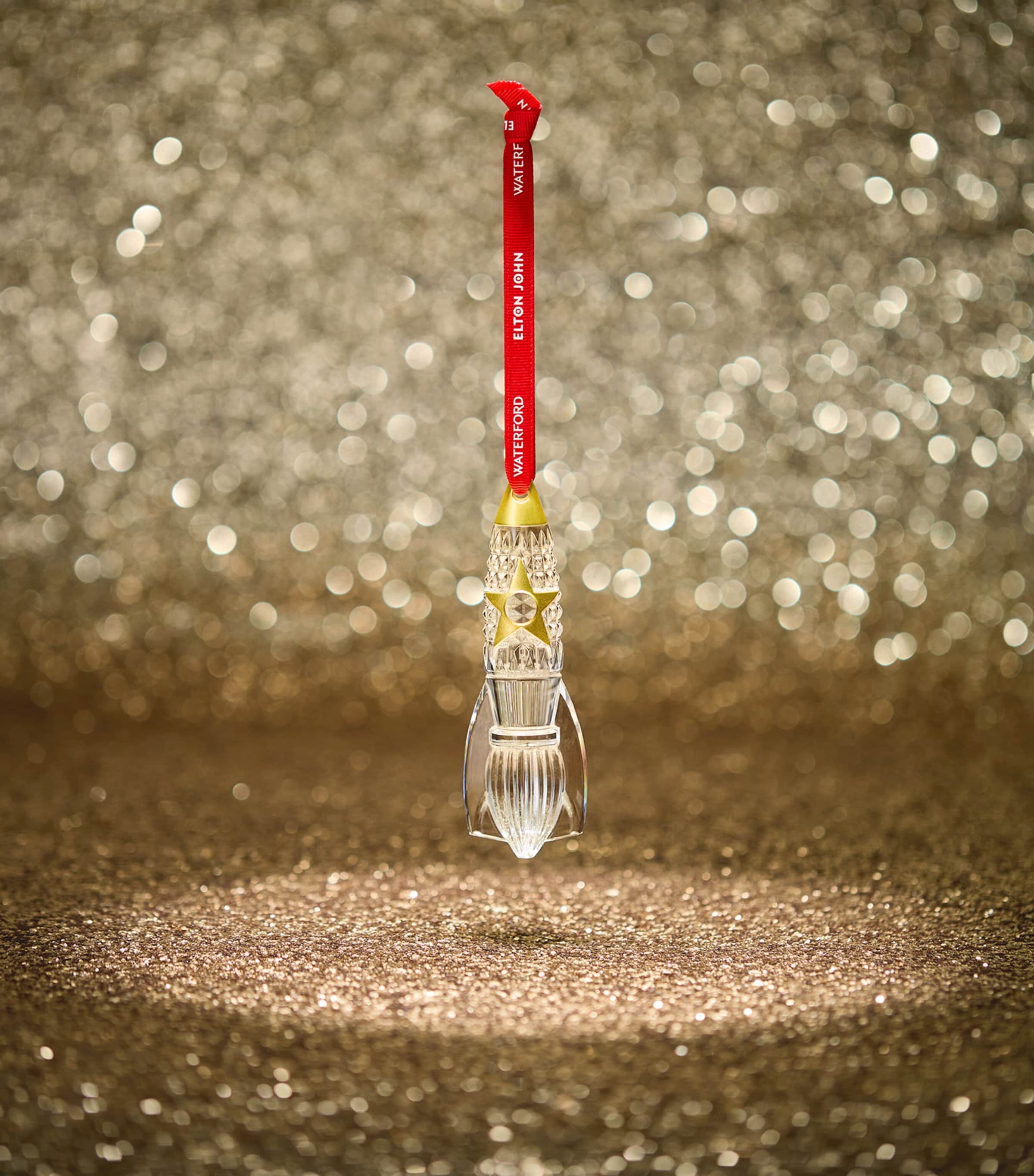 Elton John Rocket Ornament CLEAR Image 2