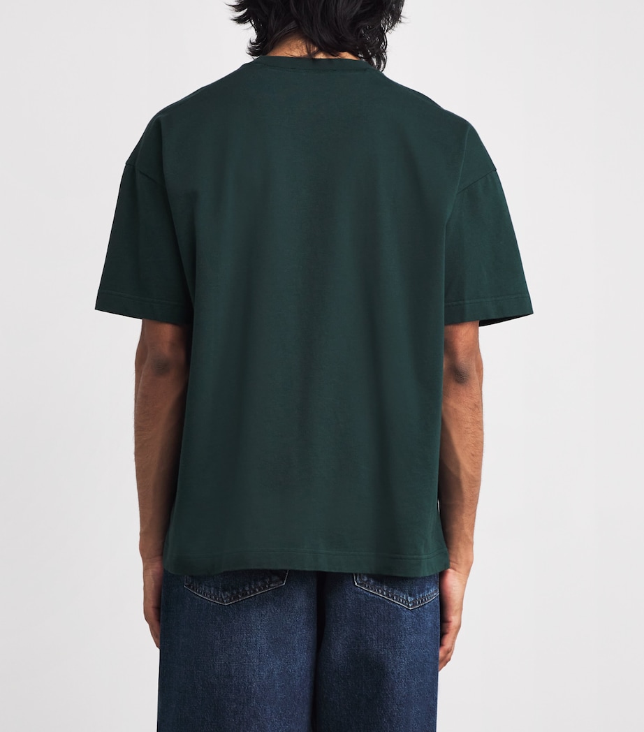 Cotton Logo T-Shirt FOREST GREEN 610 Image 4