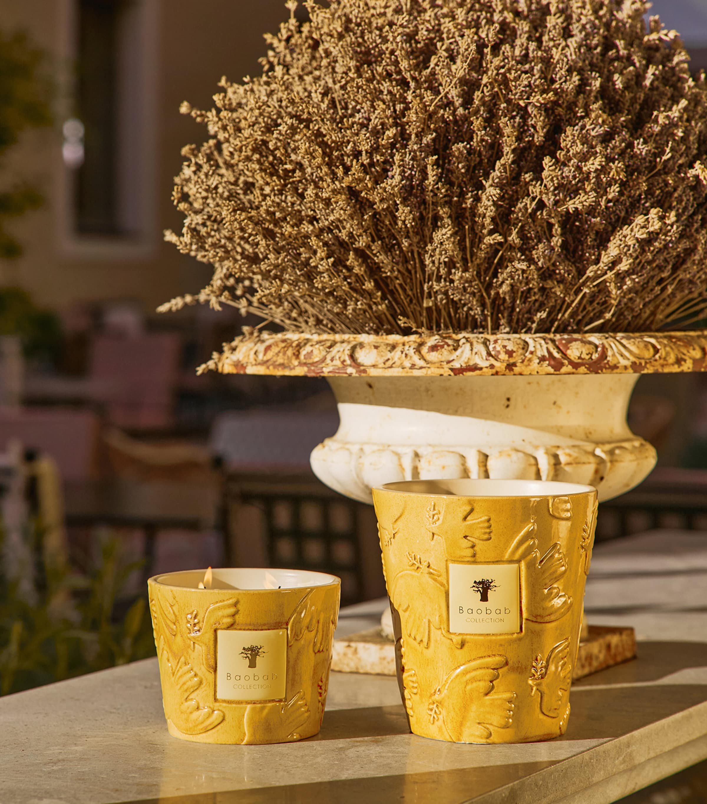 Baobab Collection Dove Scented Candle (190g) Yellow Image 4