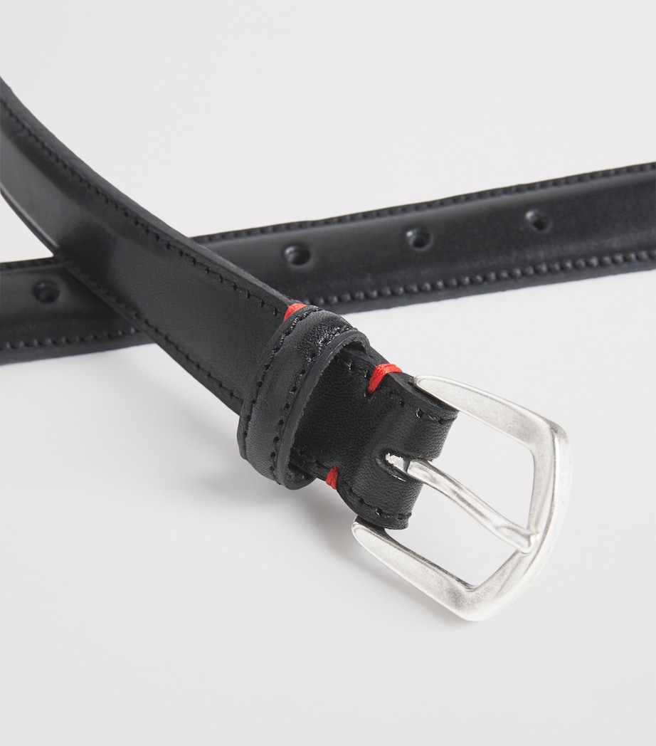 Leather Belt NERO Image 5