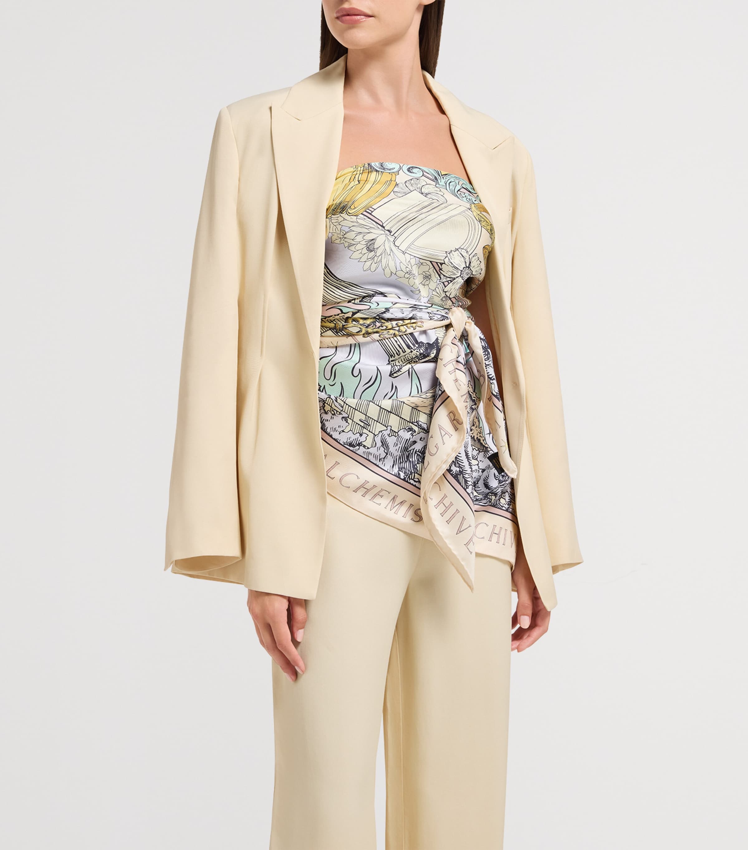 Silk Alchemist Scarf BEIGE Image 2