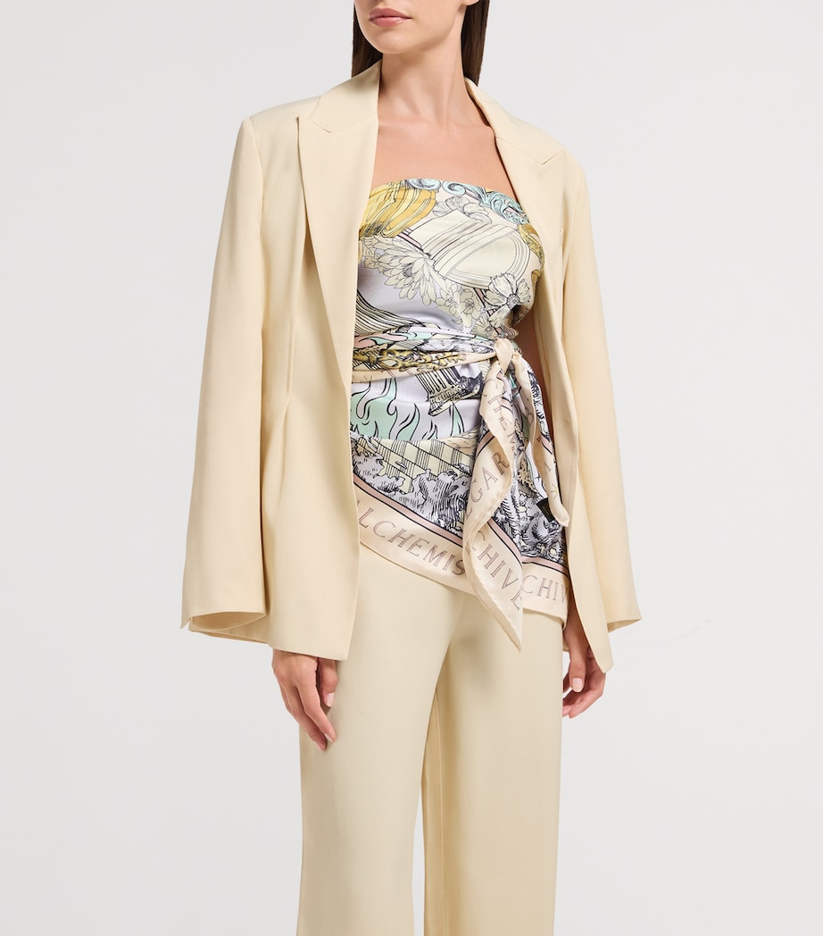 Silk Alchemist Scarf BEIGE Image 2